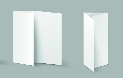 Flyer mit Wickelfalz